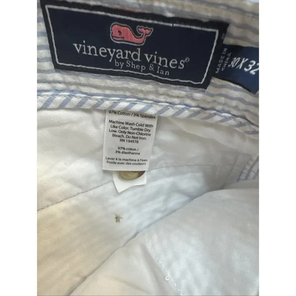 Vineyard Vines men seersucker